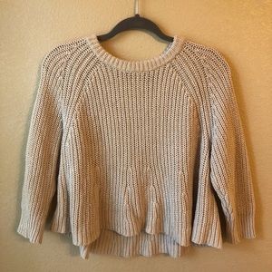 Tan Madewell sweater